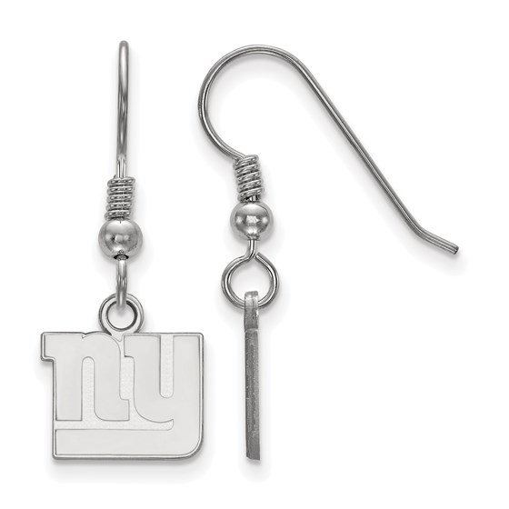Sterling Silver New York Giants XS Dangle Earring Wire Sterling Silver New York Giants XS Dangle Earring Wire